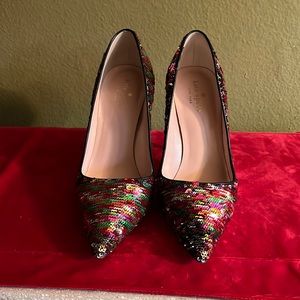 Sequined Kate Spade pumps
